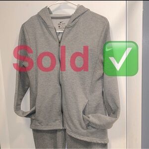 Nike Sweat SET Light Gray Women’s XS